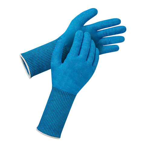 TG740 Medium Weight Cut Level F/A7 Food Grade Knitted Glove (Green Cuff)