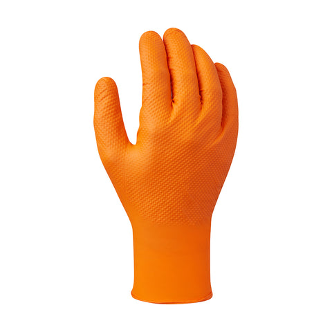 TD07 8.6g Diamond Grip Nitrile Disposable Glove.