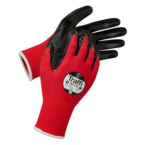 TG1170 Flat Nitrile Safety Glove
